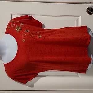 Lane Bryant, short sleeve, sequin tee. Size 18/20.
